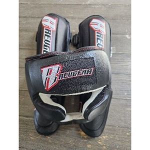 REVGEAR Headgear Size Large Gel Shin Guards Size Small‎ Set Kickboxing MMA Kick